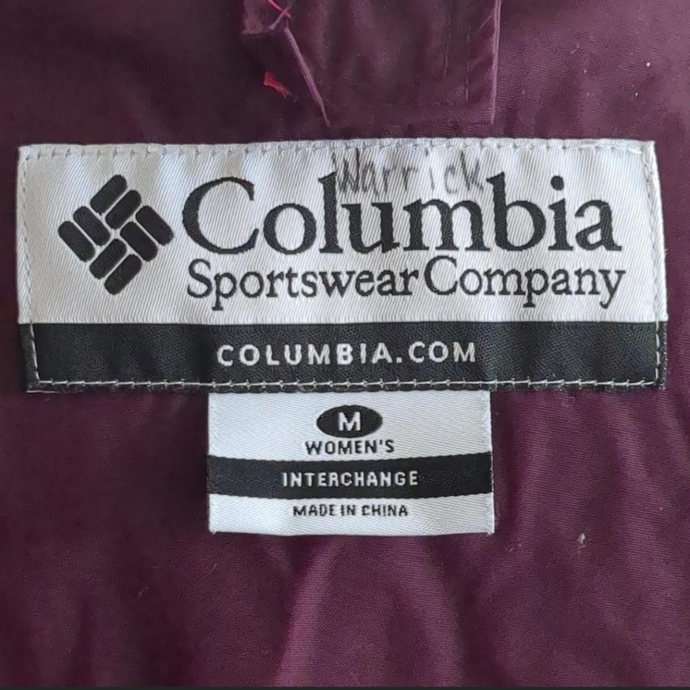 Columbia Women's Pink Whirlibird Interchange Jacket Size M - Picture 8 of 8